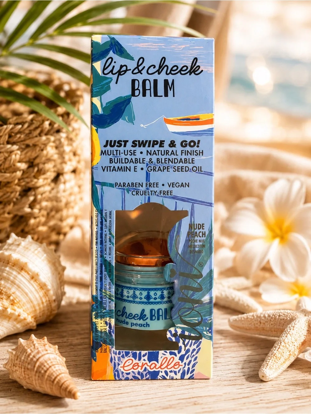 Coralie Lip & Cheek Balm – Nude Peach 🍑